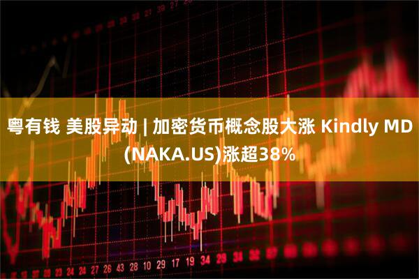 粤有钱 美股异动 | 加密货币概念股大涨 Kindly MD(NAKA.US)涨超38%