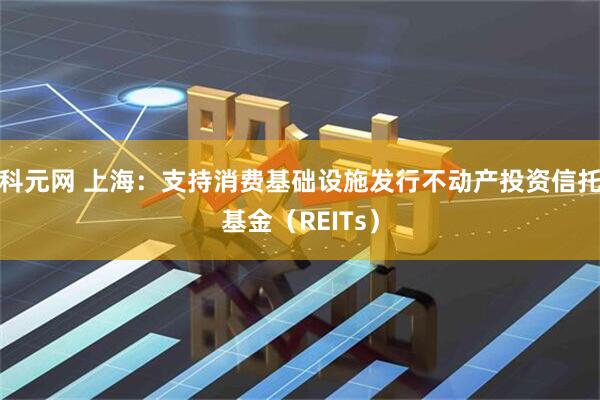 科元网 上海：支持消费基础设施发行不动产投资信托基金（REITs）